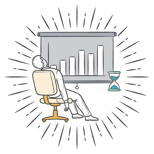 Clients ask how you use AI. Illustration made with AI, composed by the N2 team