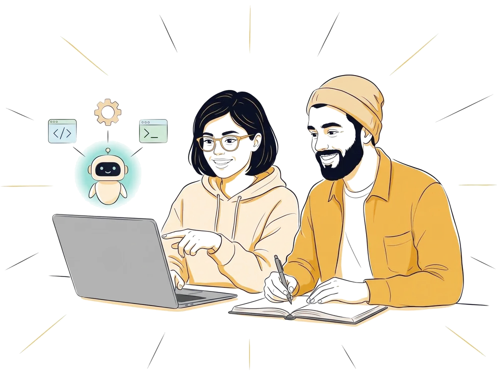 Technical track. Illustration made with AI, composed by the N2 team