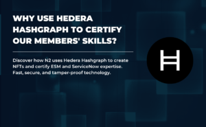 Read more about the article Why use Hedera Hashgraph to certify our members’ skills?