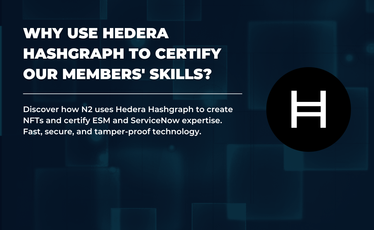 You are currently viewing Why use Hedera Hashgraph to certify our members’ skills?